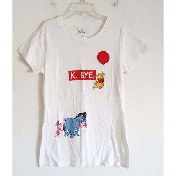 Disney "K Bye" Winnie the Pooh & Eeyore Tee - Size Medium - Picture 1 of 7